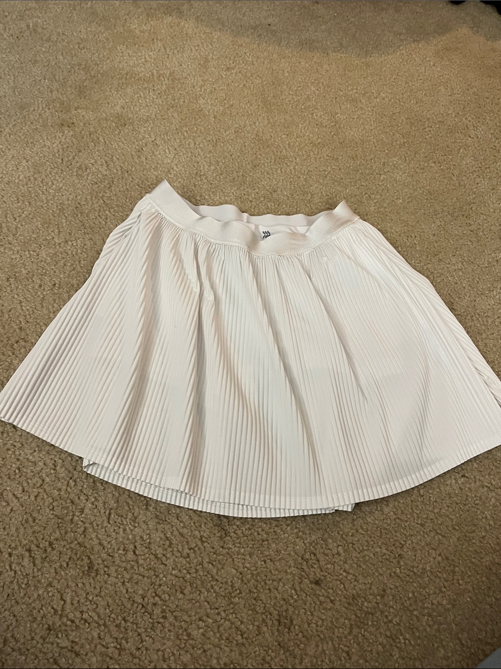 all in motion White Pleated Skort for Kids